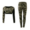 Camouflage Print Military Slim Sportwear - yogaflaunt