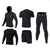 Reflective Men Sports Running Set