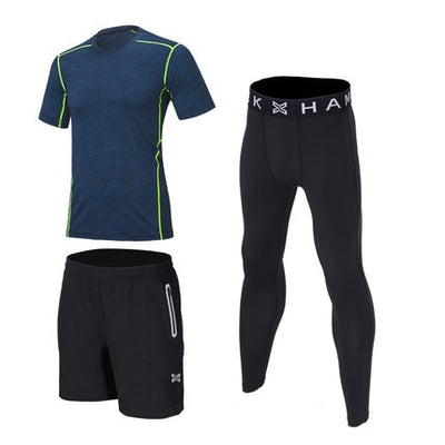 Reflective Men Sports Running Set - yogaflaunt