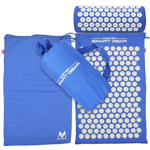 Acupressure Massage Mat with Pillow Set