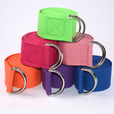 Yoga Stretch Strap D-Ring Belt - yogaflaunt