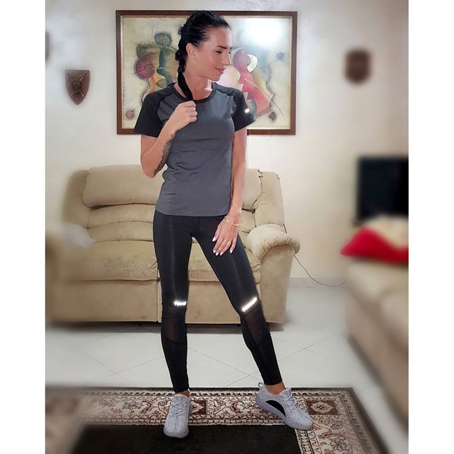 Compressed Yoga Leggings Sport Suit - yogaflaunt