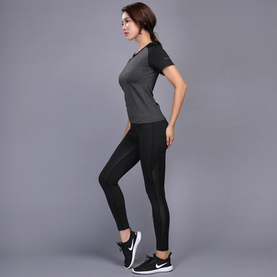 Compressed Yoga Leggings Sport Suit - yogaflaunt