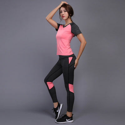 Compressed Yoga Leggings Sport Suit - yogaflaunt