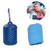 Portable Silicone Case Towel - yogaflaunt