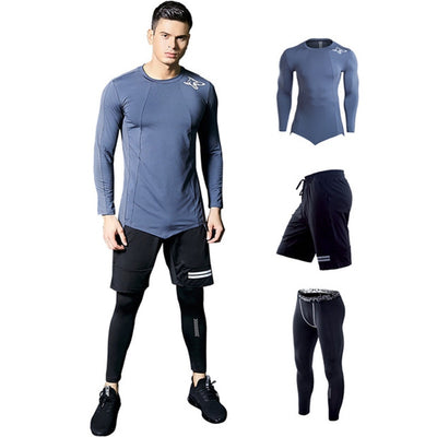 3 Pieces Mens Tracksuit - yogaflaunt