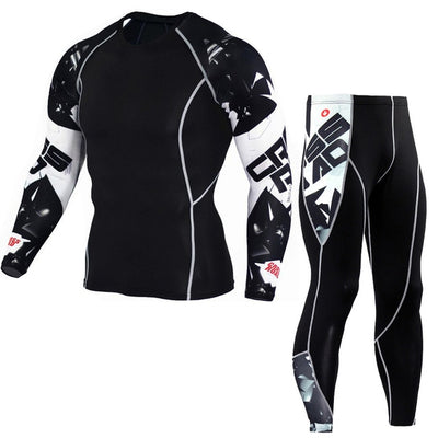 Compression Shirt + Pants Skin-Tight Suit - yogaflaunt