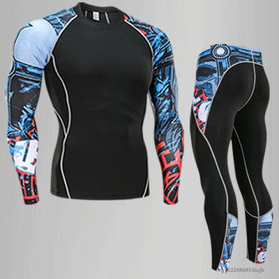 Compression Shirt + Pants Skin-Tight Suit - yogaflaunt