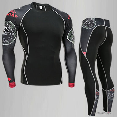 Compression Shirt + Pants Skin-Tight Suit - yogaflaunt