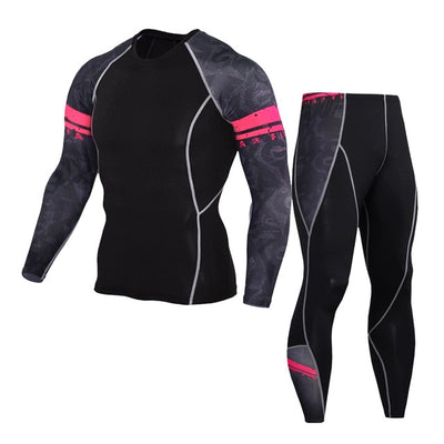 Compression Shirt + Pants Skin-Tight Suit - yogaflaunt