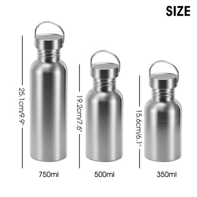 Leak-Proof Stainless Steel Water Bottle - yogaflaunt