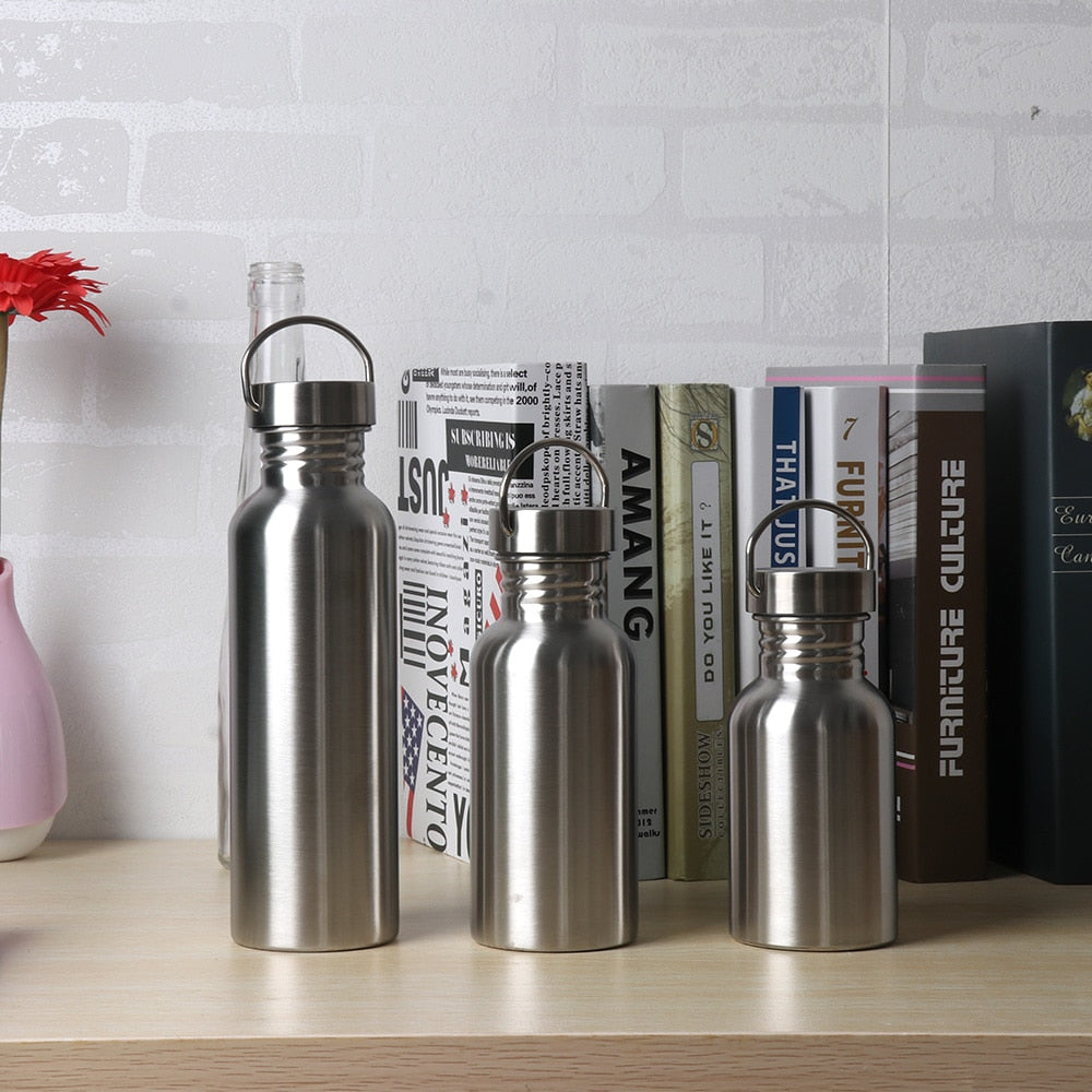 Leak-Proof Stainless Steel Water Bottle - yogaflaunt