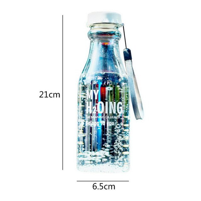 Unbreakable Frosted Leak-proof Plastic Bottle - yogaflaunt