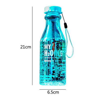 Unbreakable Frosted Leak-proof Plastic Bottle - yogaflaunt