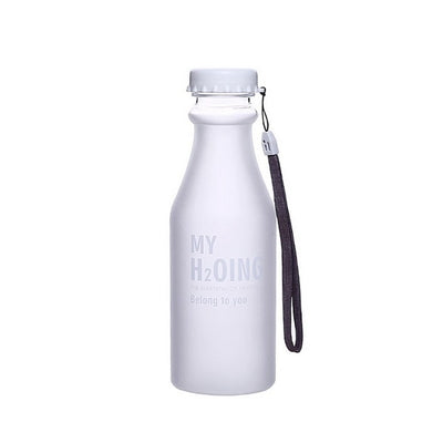 Unbreakable Frosted Leak-proof Plastic Bottle - yogaflaunt