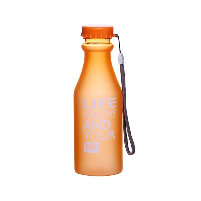 Unbreakable Frosted Leak-proof Plastic Bottle - yogaflaunt