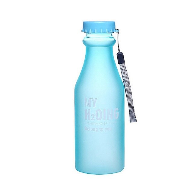 Unbreakable Frosted Leak-proof Plastic Bottle - yogaflaunt