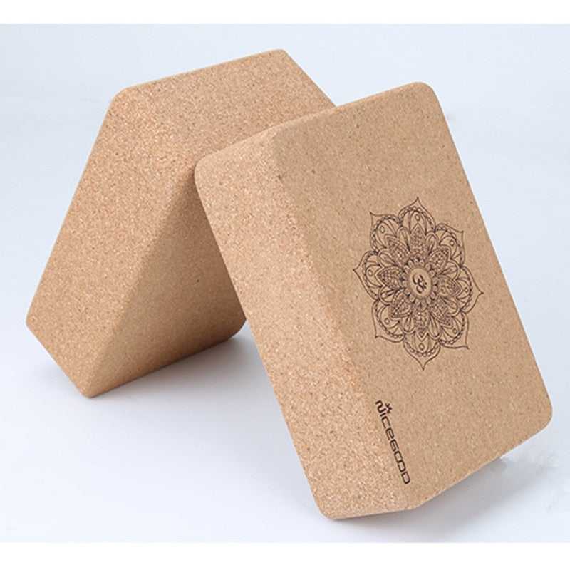Natural Cork Yoga Brick - yogaflaunt