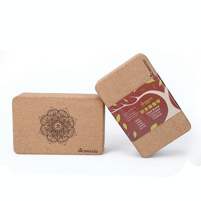 Natural Cork Yoga Brick - yogaflaunt