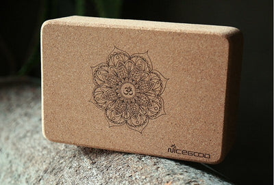 Natural Cork Yoga Brick - yogaflaunt