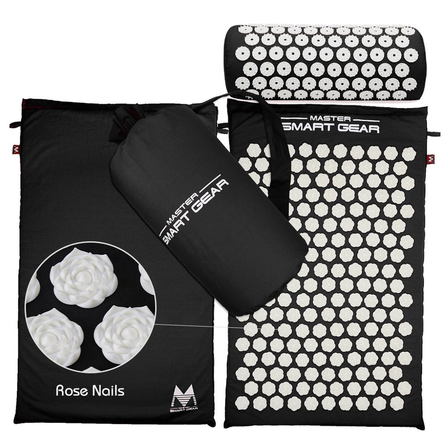 Acupressure Massage Mat with Pillow Set - yogaflaunt
