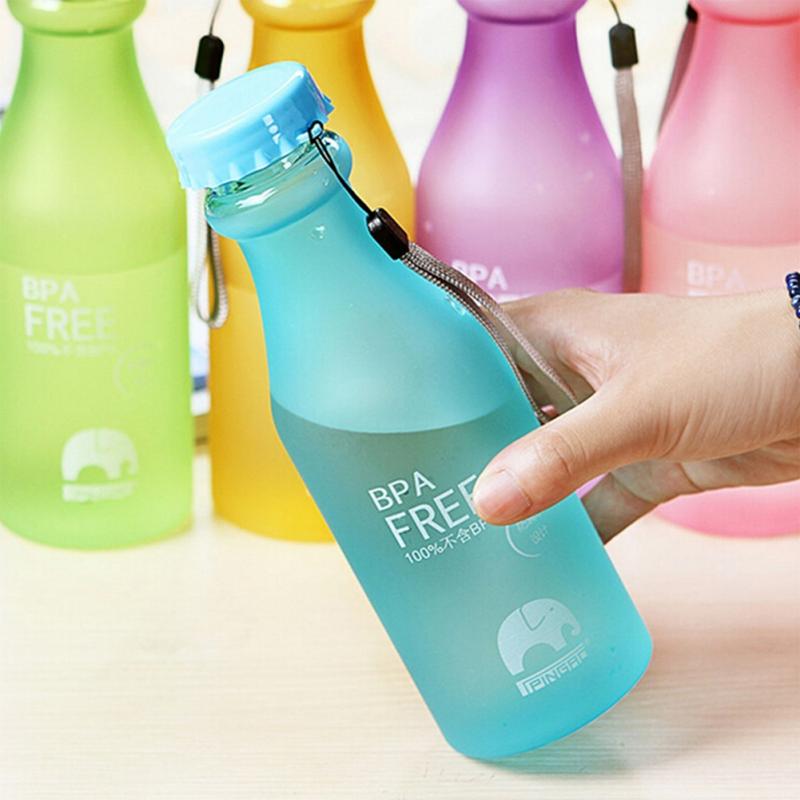 Water Bottle With Flip Straw - yogaflaunt